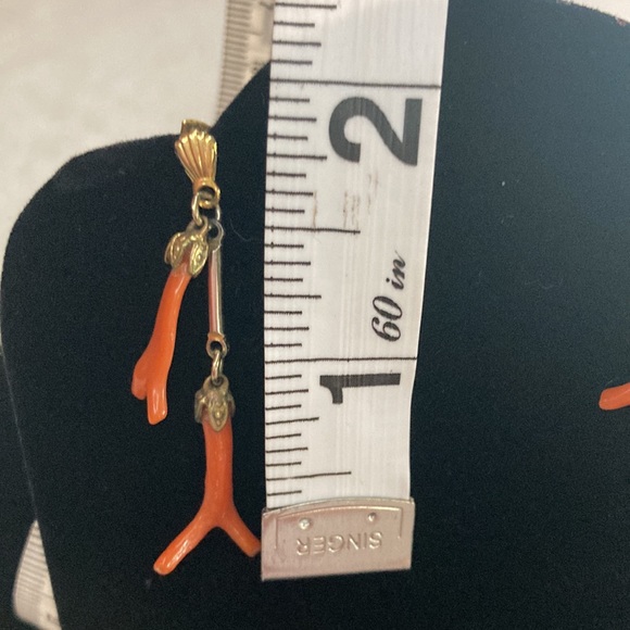 Turquoise And Red Branch Coral Set - Picture 10 of 10